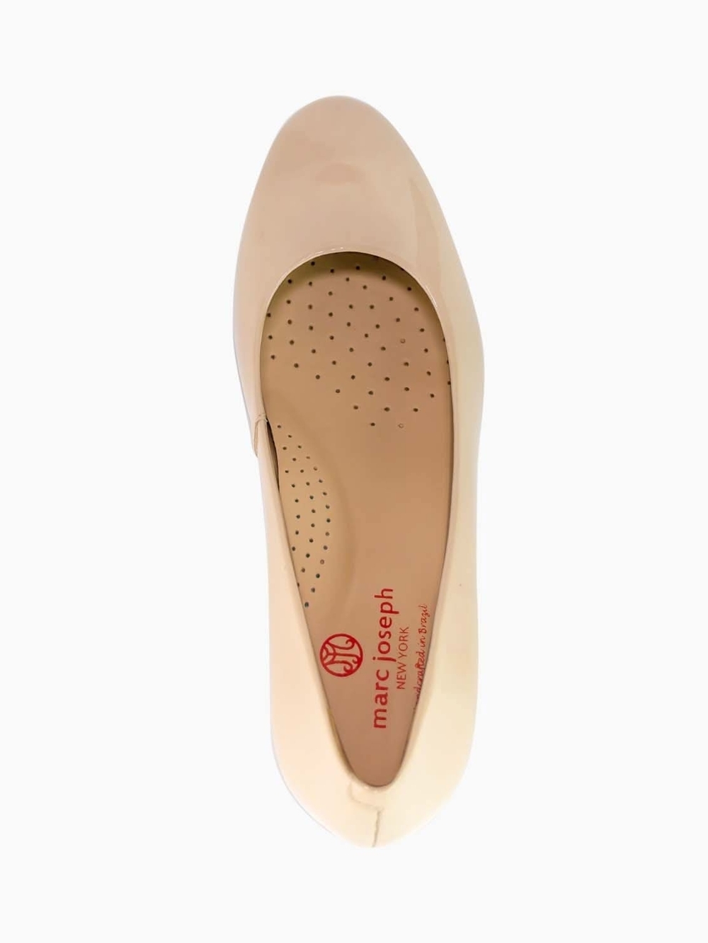 NWOT Marc Joseph New York Women's Nude Patent Ballet Flat